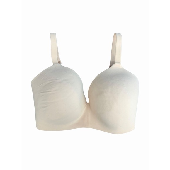 Wacoal Other - Wacoal Bra Womens Size 30DDD Beige Wireless Full Coverage Hook Loop KKk16-1
